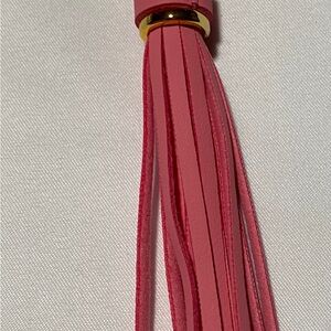 Elegant Pink Tassel Purse Charm